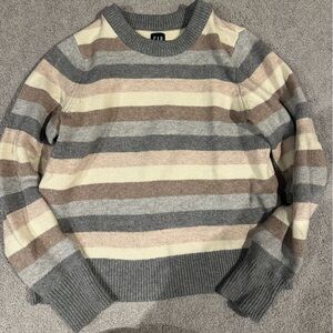 GAP Striped Crewneck Sweater